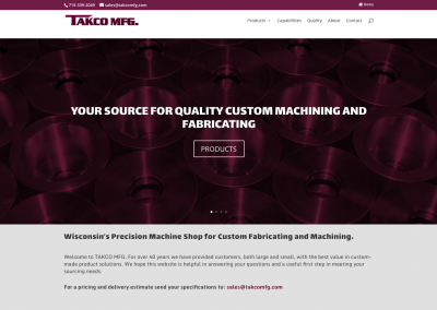 Takco MFG Website