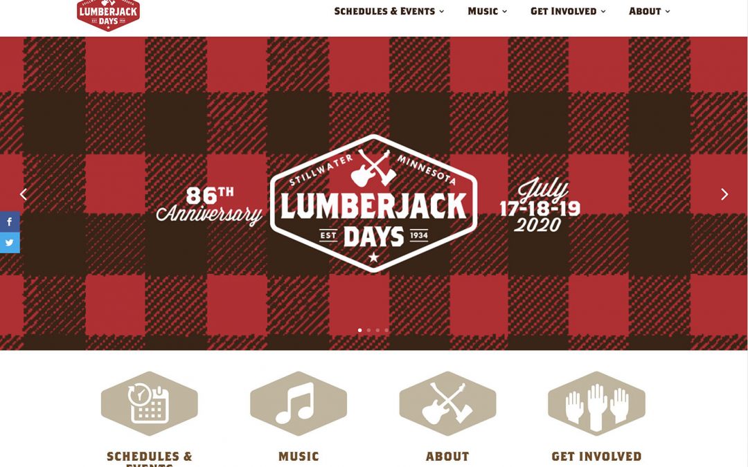 Lumberjack Days Website