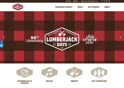 Lumberjack Days Website