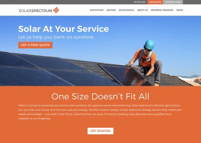 Solar Spectrum Website
